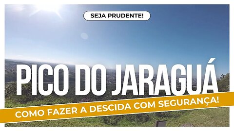 Descendo o Pico do Jaraguá de Road bike com segurança