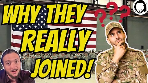 SHOCK: U.S. Soldiers Admit Why They REALLY Joined The Military