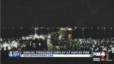 Fireworks start a little late in Collier County