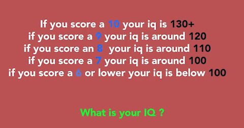 Test your IQ #11176