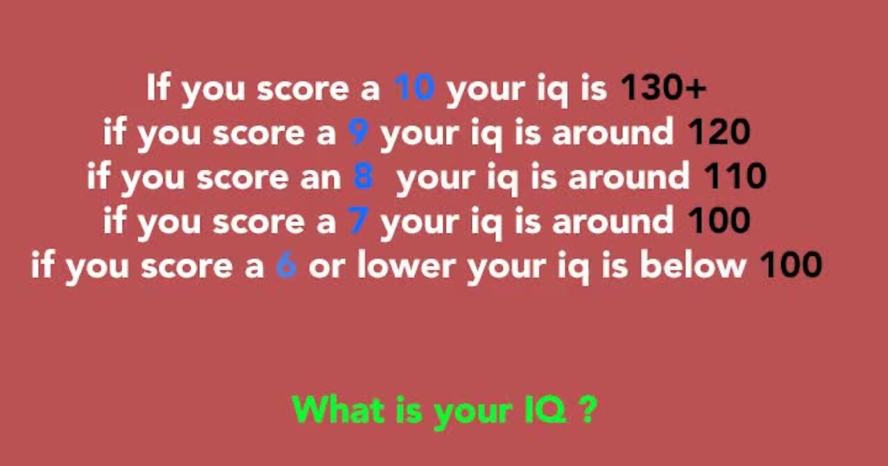 Test your IQ #11176