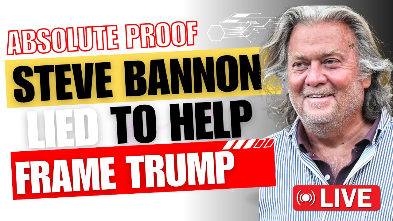 ABSOLUTE PROOF Steve Bannon Lied To Help Frame Trump [PETE SANTILLI SHOW EP#3939 02.13.24 9AM]