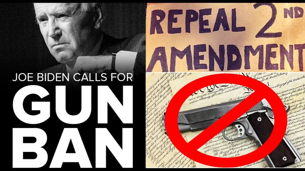 !~🚨CONSTITUTIONAL📜ALERT🚨~!SNEAKY🤫JOE BIDEN NOW CAUGHT PLANNING A BACK DOOR ATTACK TO REPEAL THE 2ND!