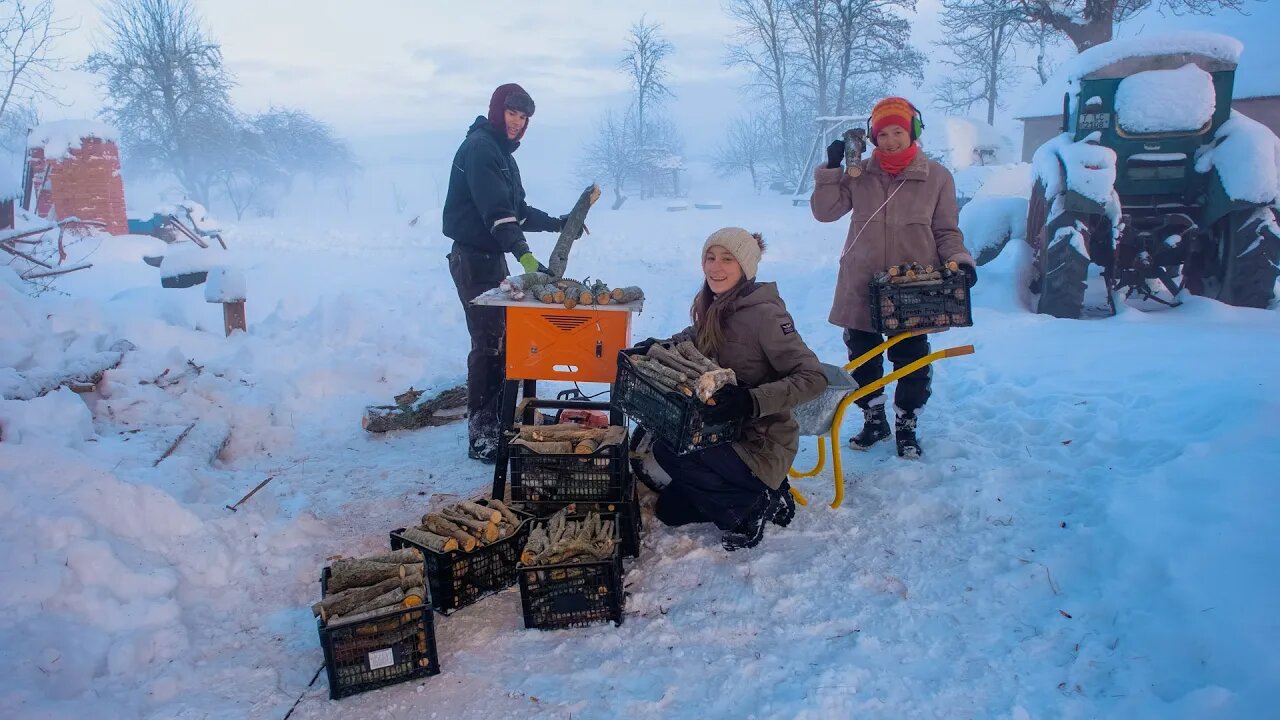 How Much Wood do we NEED for this Season?! Rocket Stove Low consumption!