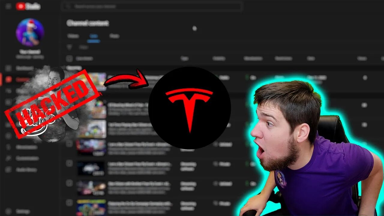 My YouTube Channel was hacked by Tesla?!