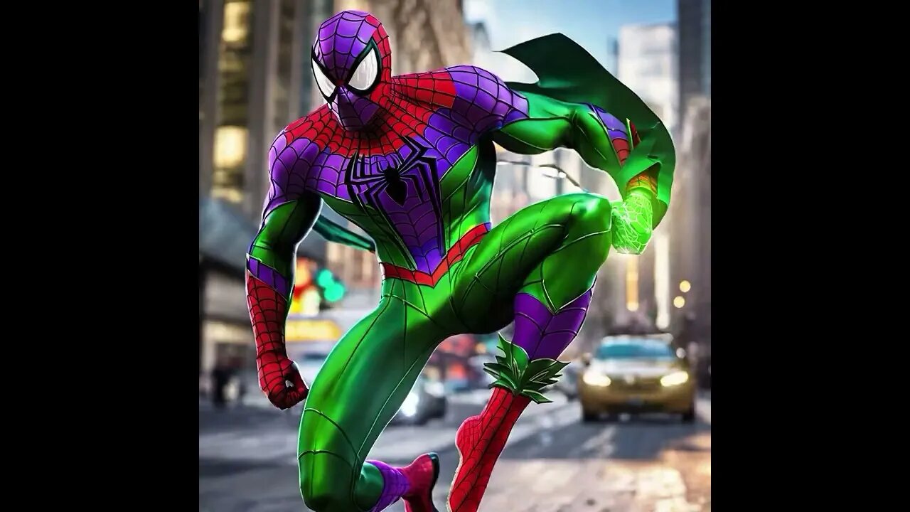 Spiderman fused with the joker #spiderman #joker #wonderapp