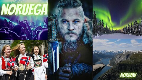 EXPLORANDO OS FIORDES DA NORUEGA: UMA AVENTURA INESQUECÍVEL, CULTURA VIKING, AURORA #youtubesearch