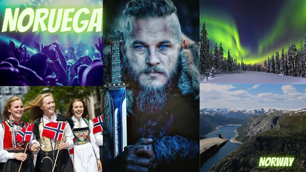 EXPLORANDO OS FIORDES DA NORUEGA: UMA AVENTURA INESQUECÍVEL, CULTURA VIKING, AURORA #youtubesearch