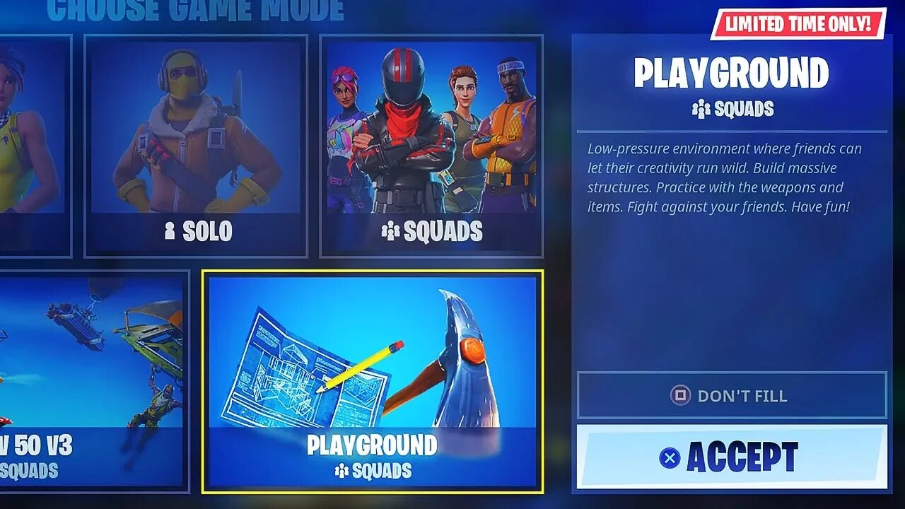 How To Play "Playground" RIGHT NOW IN FORTNITE! - Fortnite Battle Royale PLAYGROUND IS BACK!