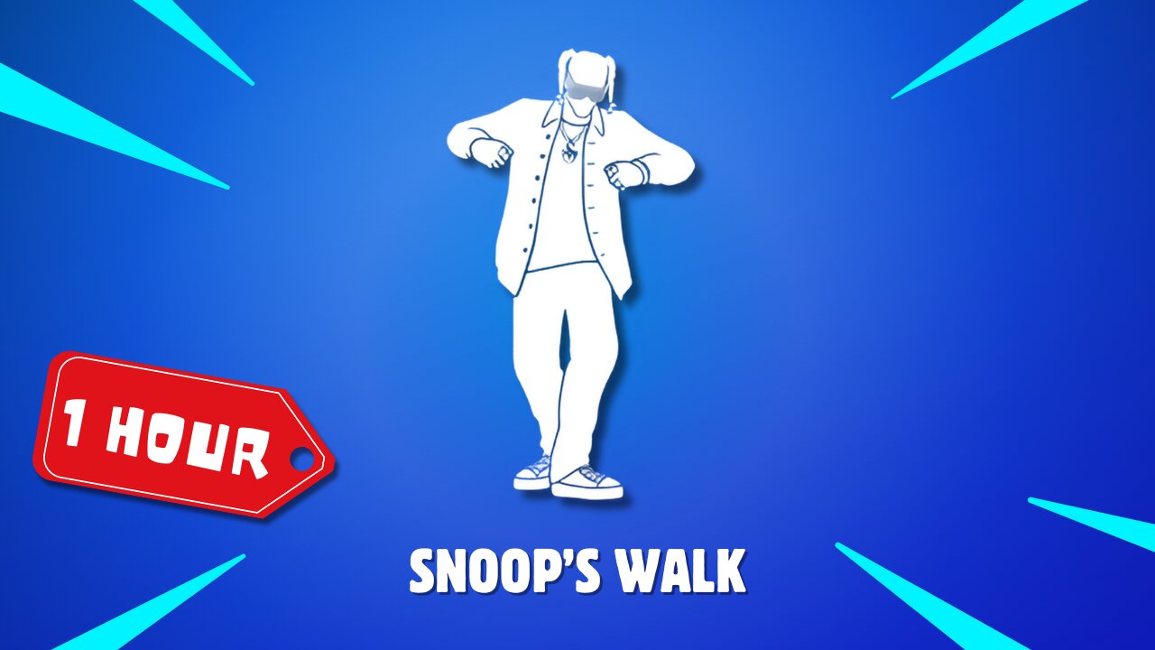 Fortnite SNOOP'S WALK emote 1 HOUR edition (Drop It Like It's Hot - Snoop Dogg)