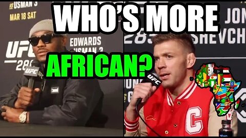 Who’s More African? Kamaru Usman or Dricus Du Plessis? Nation vs. Race Debate.