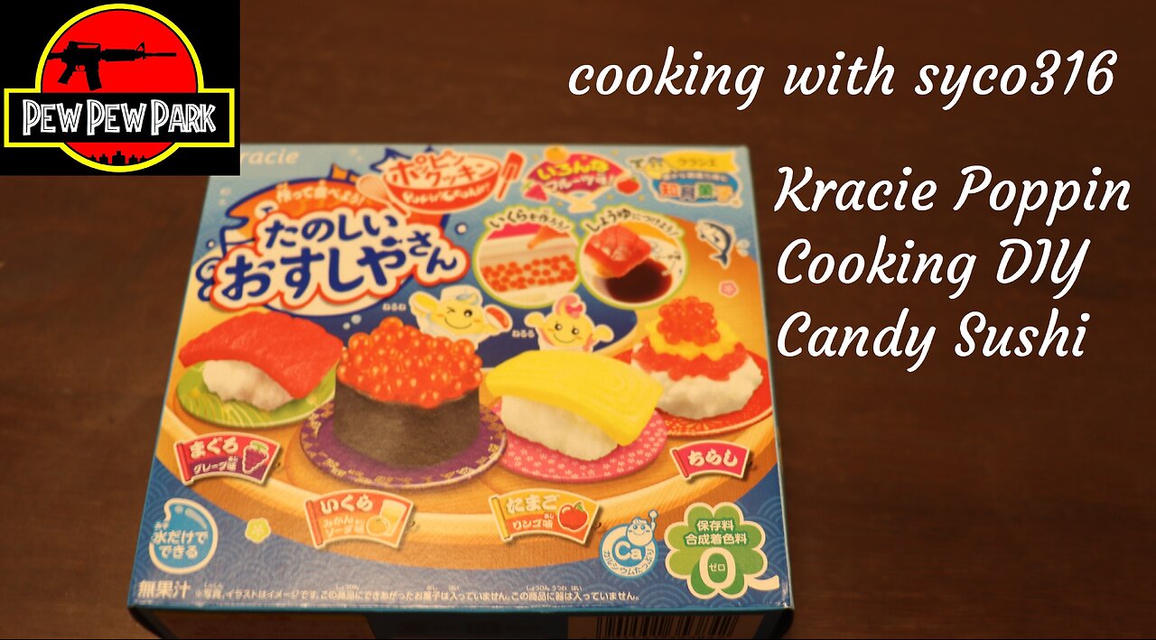 Kracie Popin Cookin candy sushi kit