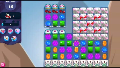 Candy Crush Level 4308 Talkthrough, 16 Moves 0 Boosters