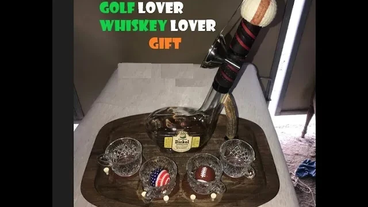 GREATEST Golf Gift Ever | D.I.Y in 4D Custom Project Golf Lover Whiskey Lover