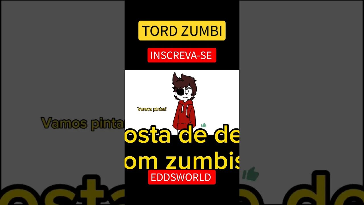 COMO DESENHAR TORD ZUMBI EDDSWORLD #desenho #shorts #tordzumbi