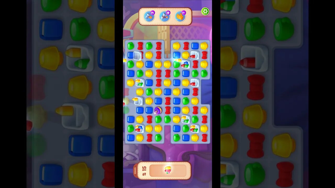 Shorts Playrix Homescapes Gameplay Walkthrough Level 12605-040