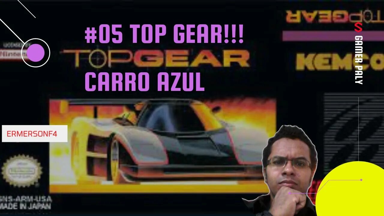 #05 Top Gear carro azul