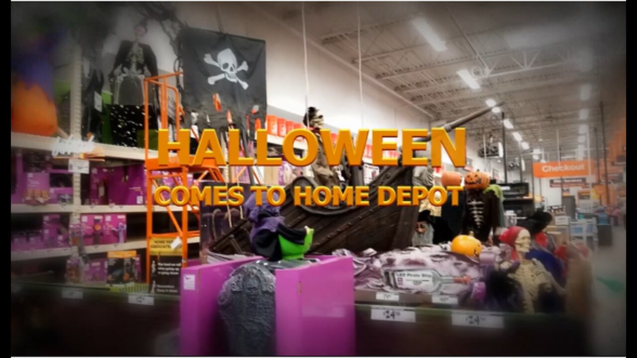 Halloween Comes to Home Depot