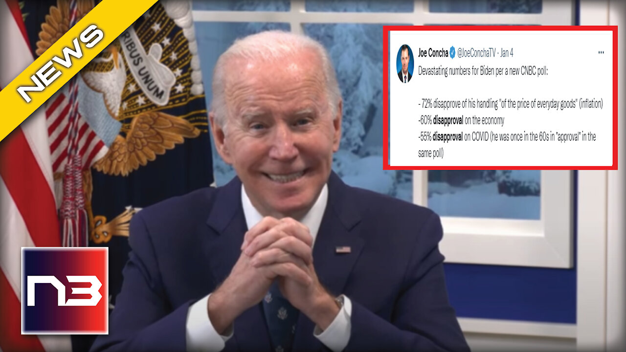 Not A Happy New Year For Biden Looking At His Approval Ratings In 2022