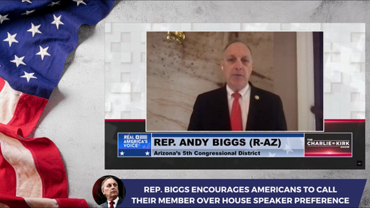 Rep. Biggs Encourages Americans to Call Their Members of Congress Over House Speaker Preference