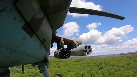 52 Alligator Mi-28 Night Hunter doing target practice on the Nazis.