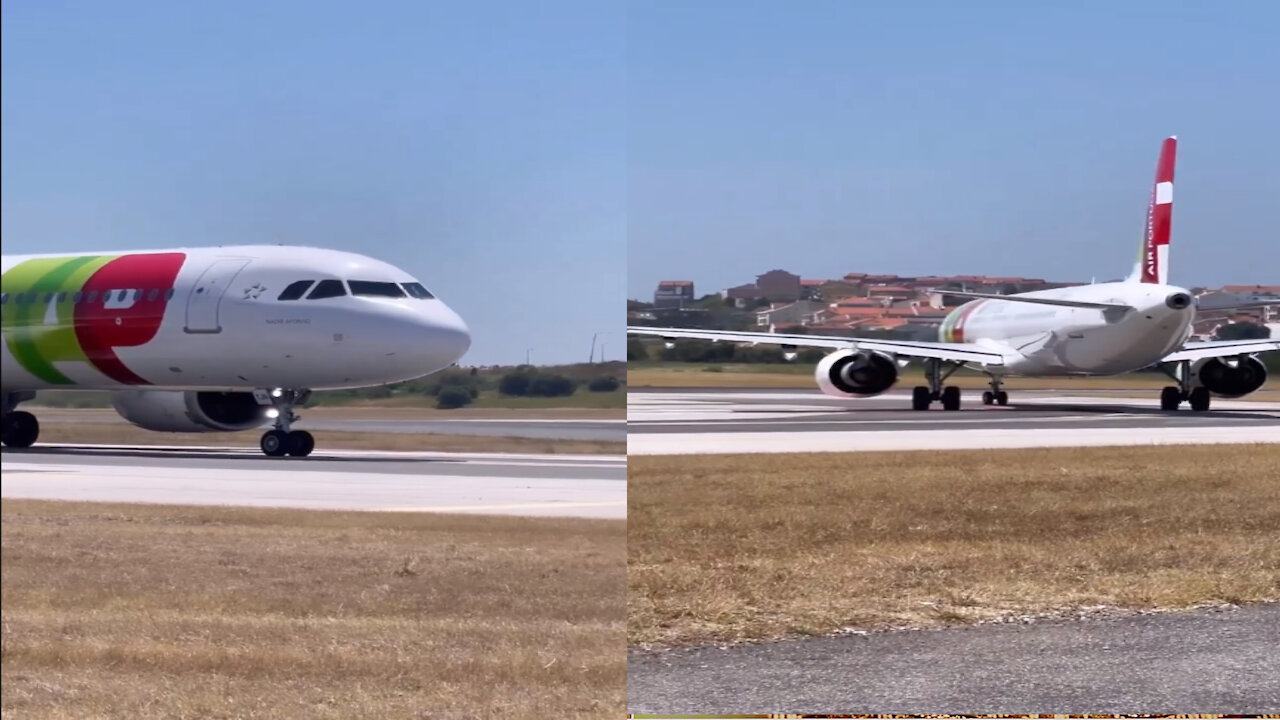 Good take-off for a Portuguese plane