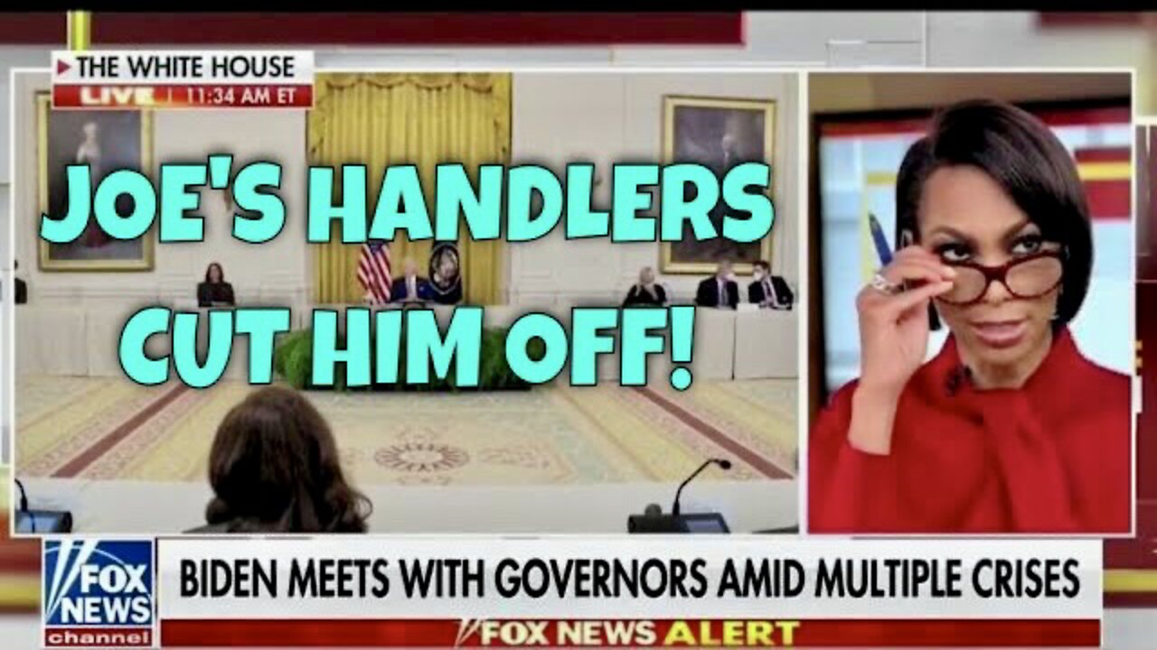 Biden’s Handlers Cut Joe Off (Nothing to See Here) - FOX and CNN Stunned