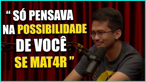 Momento do KIM KATAGUIRI chorando no Monark Talks