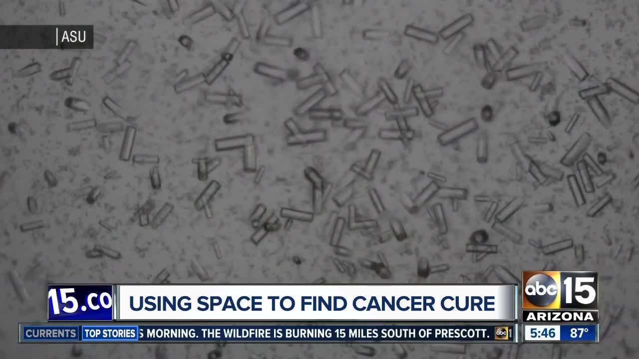 ASU chemists send protein to space, hope to find cancer cure