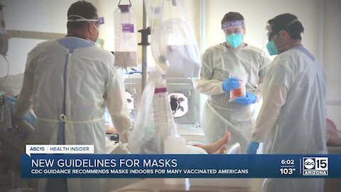 CDC issues new guidelines for masks