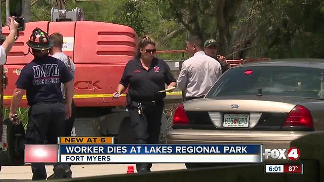 Worker dies at Lakes Regional Park in Fort Myers