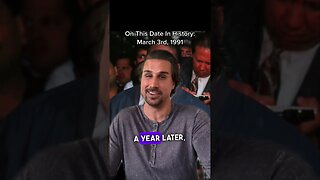 TODAY IN HISTORY: 3/3/1991 #shorts