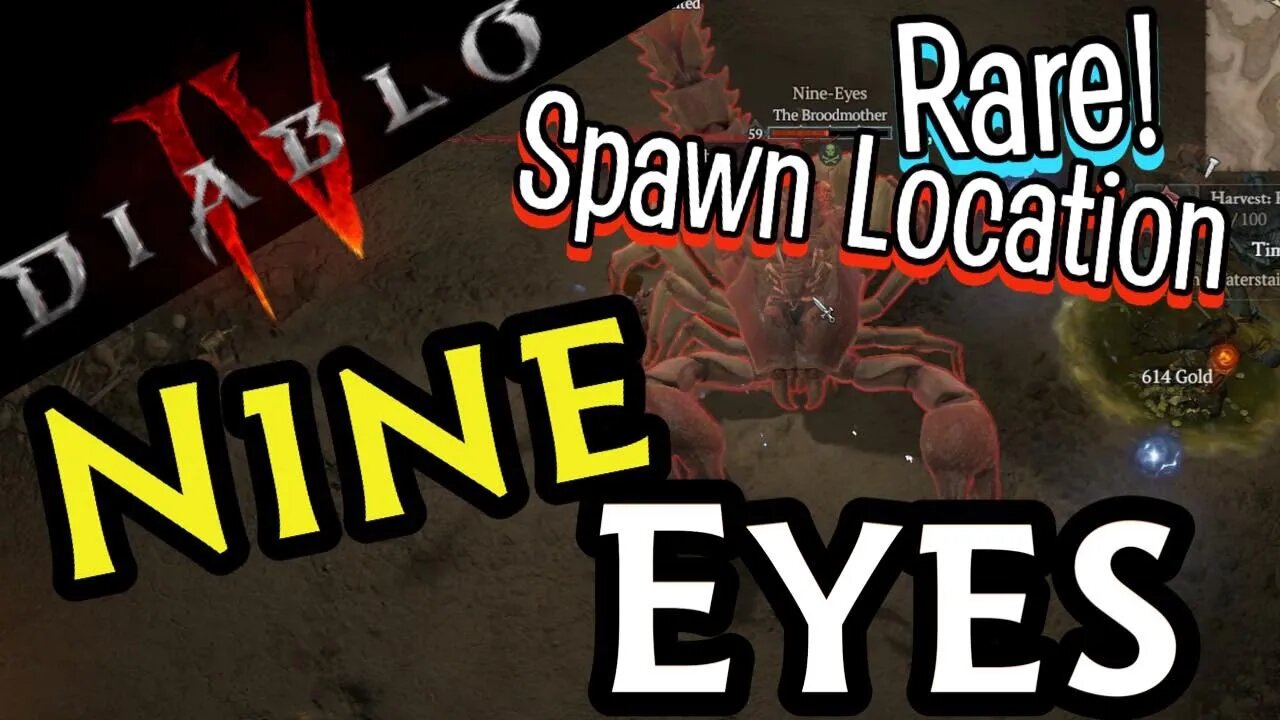 Nine Eyes Rare Spawn Location Diablo 4