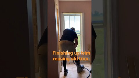 Finishing up old trim 👌🏼🔥😃