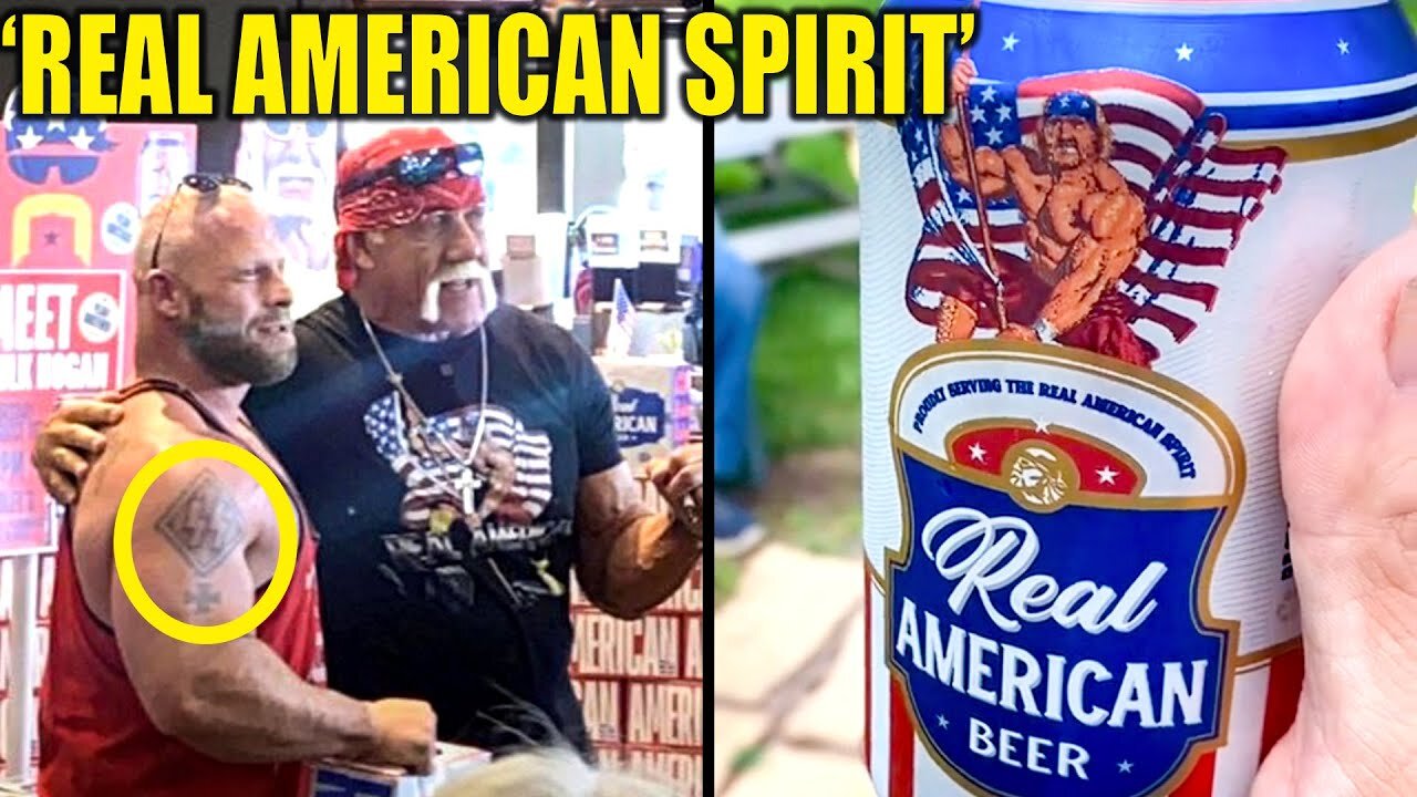 Hulk Hogan Beer Promo Turns Into Photoshoot with Literal Nazi