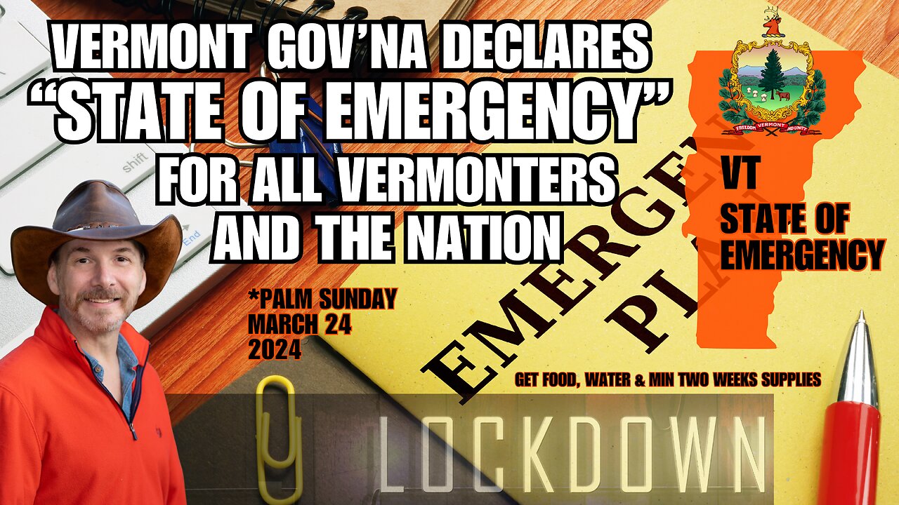 *GRWN EMERGENCY WARNING: VT GOV'NA - "STATE OF EMERGENCY"