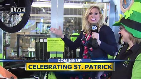 Celebrating St. Patrick at Kerrytown market and shops