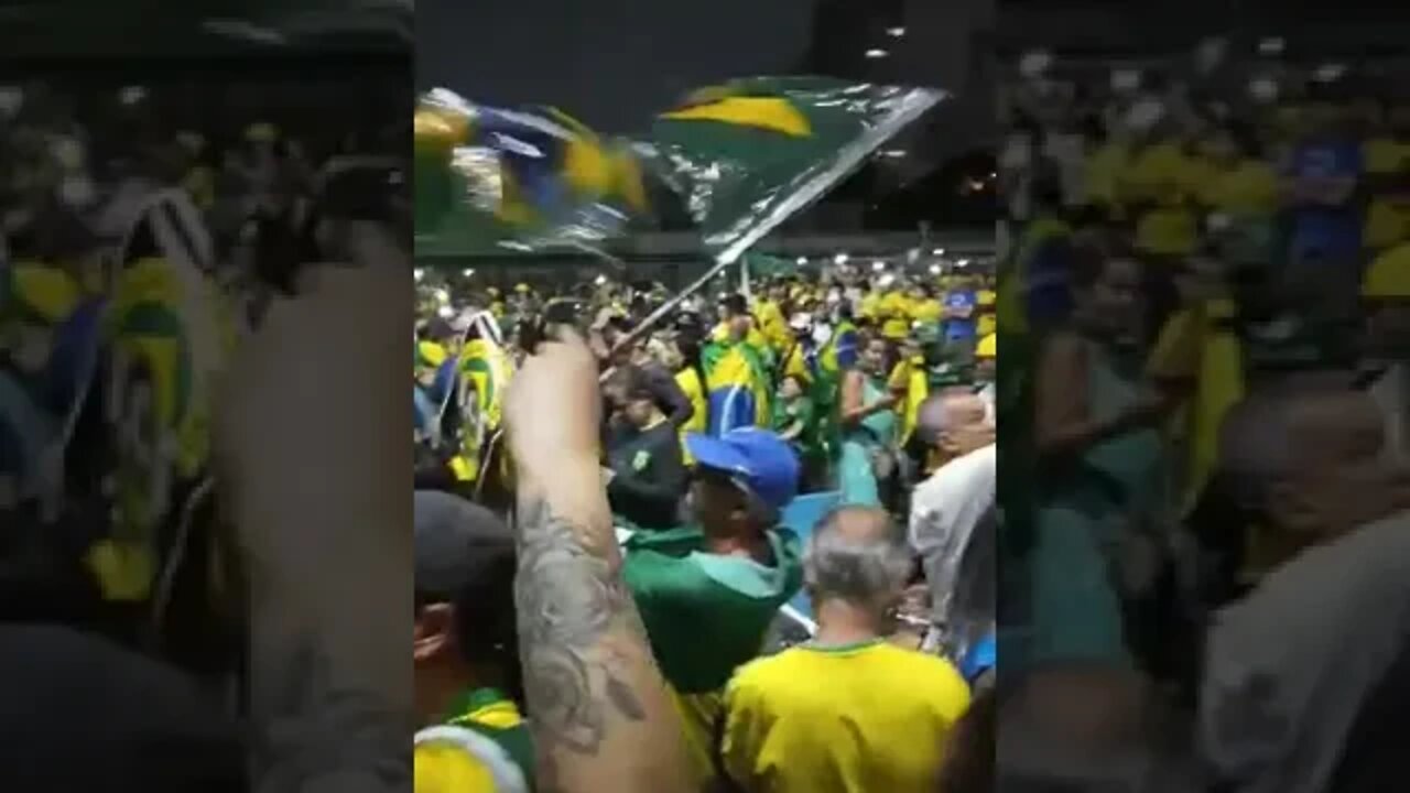 multidão gigantesca no parque do Ibirapuera 15.11.22 campo Militar