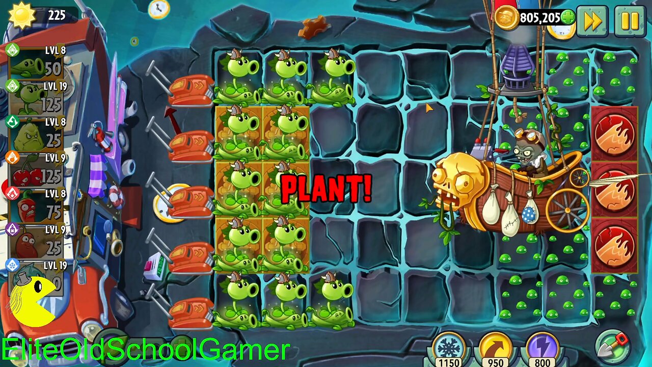 Plants vs Zombies 2 - Zomboss - Seedium Showcase - Pea Vine - September 2024