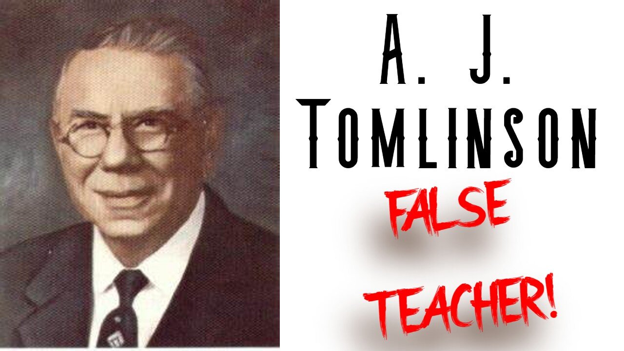 A. J. Tomlinson Exposed! | Church of God of Prophecy Founder