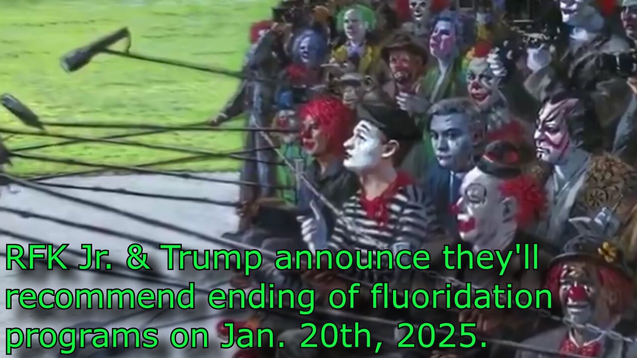 ( -0804 ) Trump Stopped the FEMA Camps - Trump & RFK Jr Have Just Promised to Expose The Truth About Fluoridation of the Water Supply