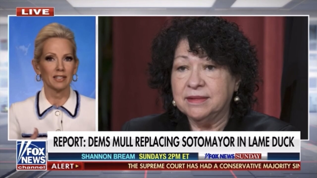 Dems weigh replacing Justice Sotomayor ahead of Trump’s second term (November 8, 2024)