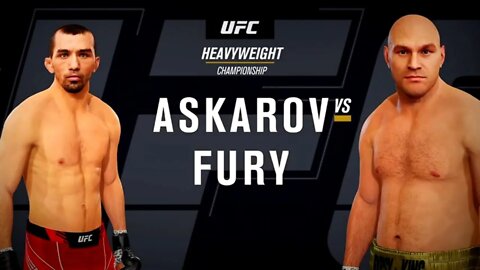 EA Sports UFC 4 Gameplay Tyson Fury vs Askar Askarov