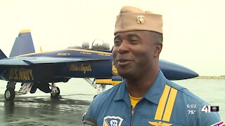 Blue Angels pilot hopes to inspire new generation towards aviation