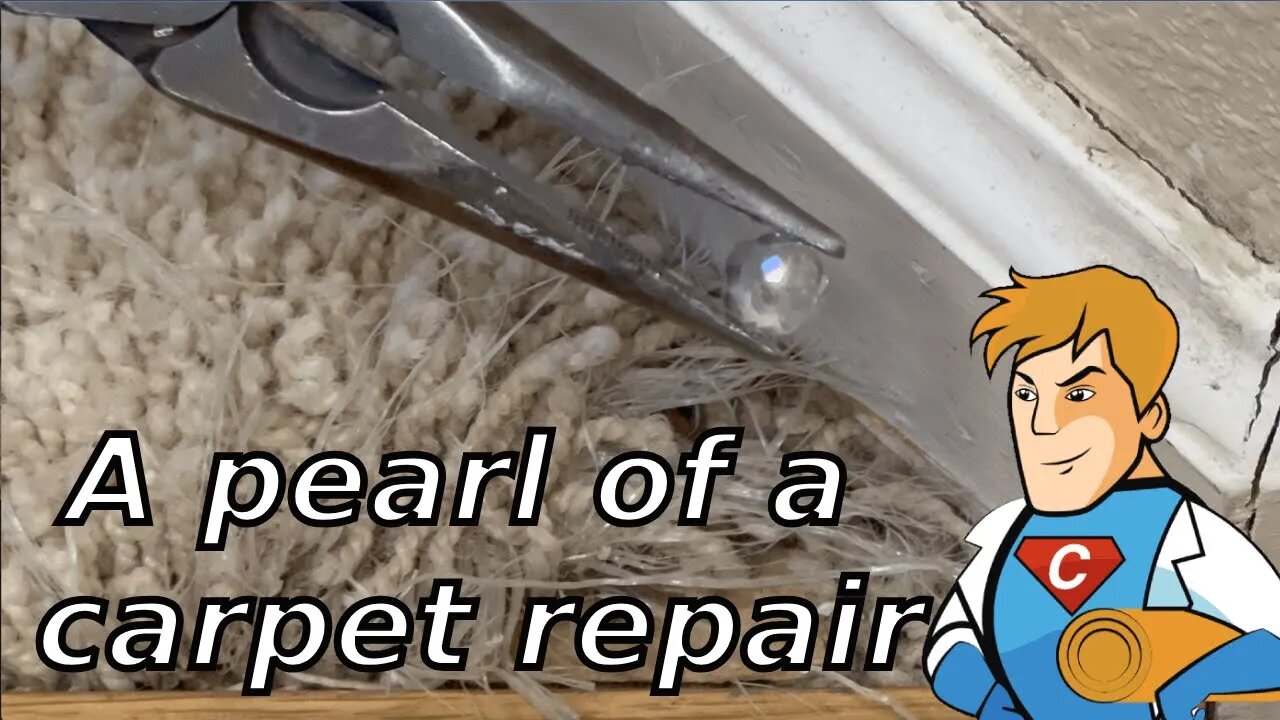 ASMR pearl of a carpet repair