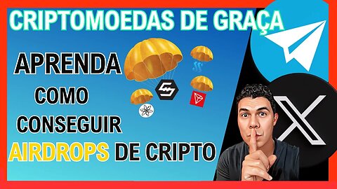 AIRDROPS. MUITOS NÃO SABEM COMO GANHAR MOEDAS DE GRAÇA