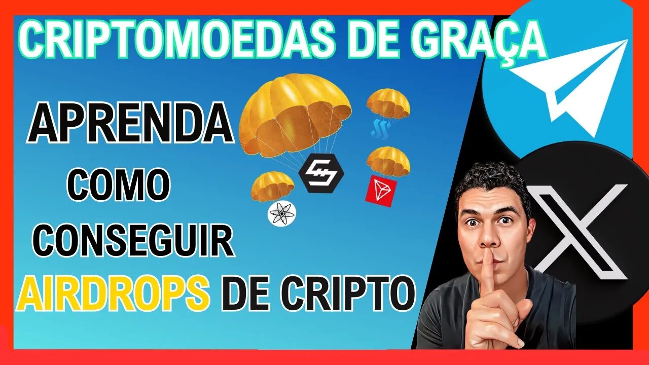 AIRDROPS. MUITOS NÃO SABEM COMO GANHAR MOEDAS DE GRAÇA