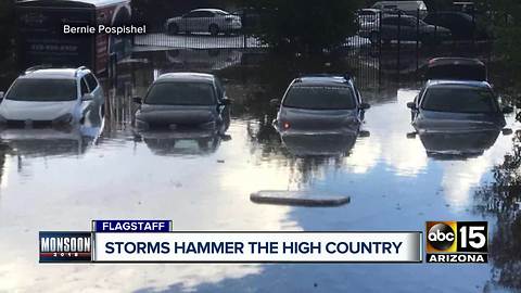 Storms roll through northern Arizona