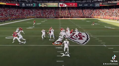 Kamara With The 50 Yard Touchdown Run! Madden 21