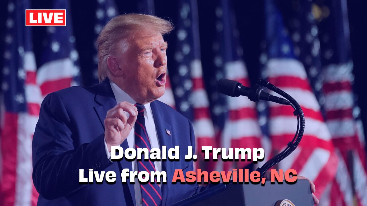 WATCH LIVE: Trump delivers remarks on the economy in Asheville, North Carolina